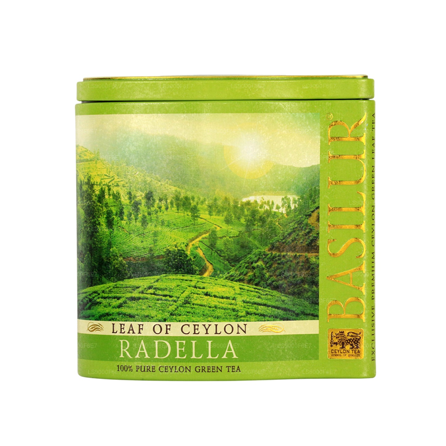 Seylan Basilur Yaprağı “Radella Yeşil Çay” (100g) Caddy