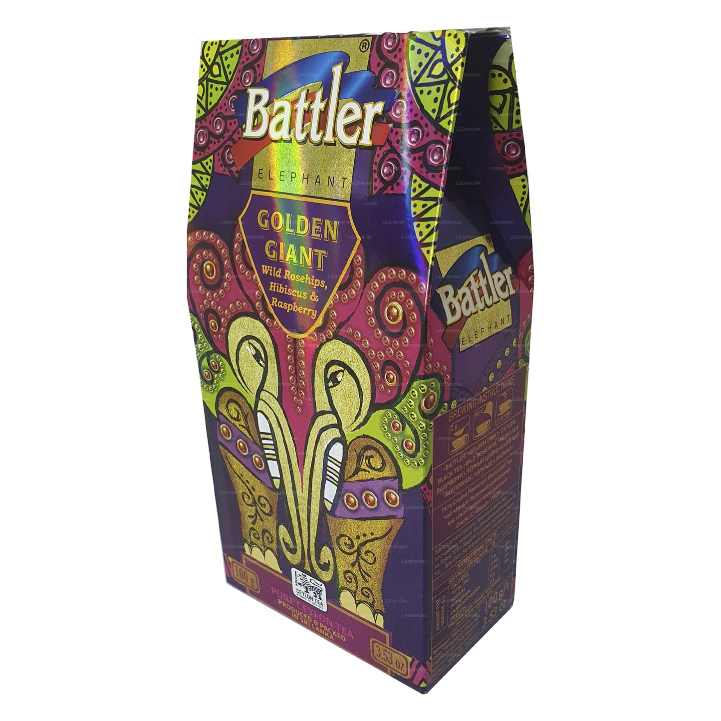Battler Yabani Kuşburnu Hibiscus Ahududu Gevşek Çay (100g) karton kutu
