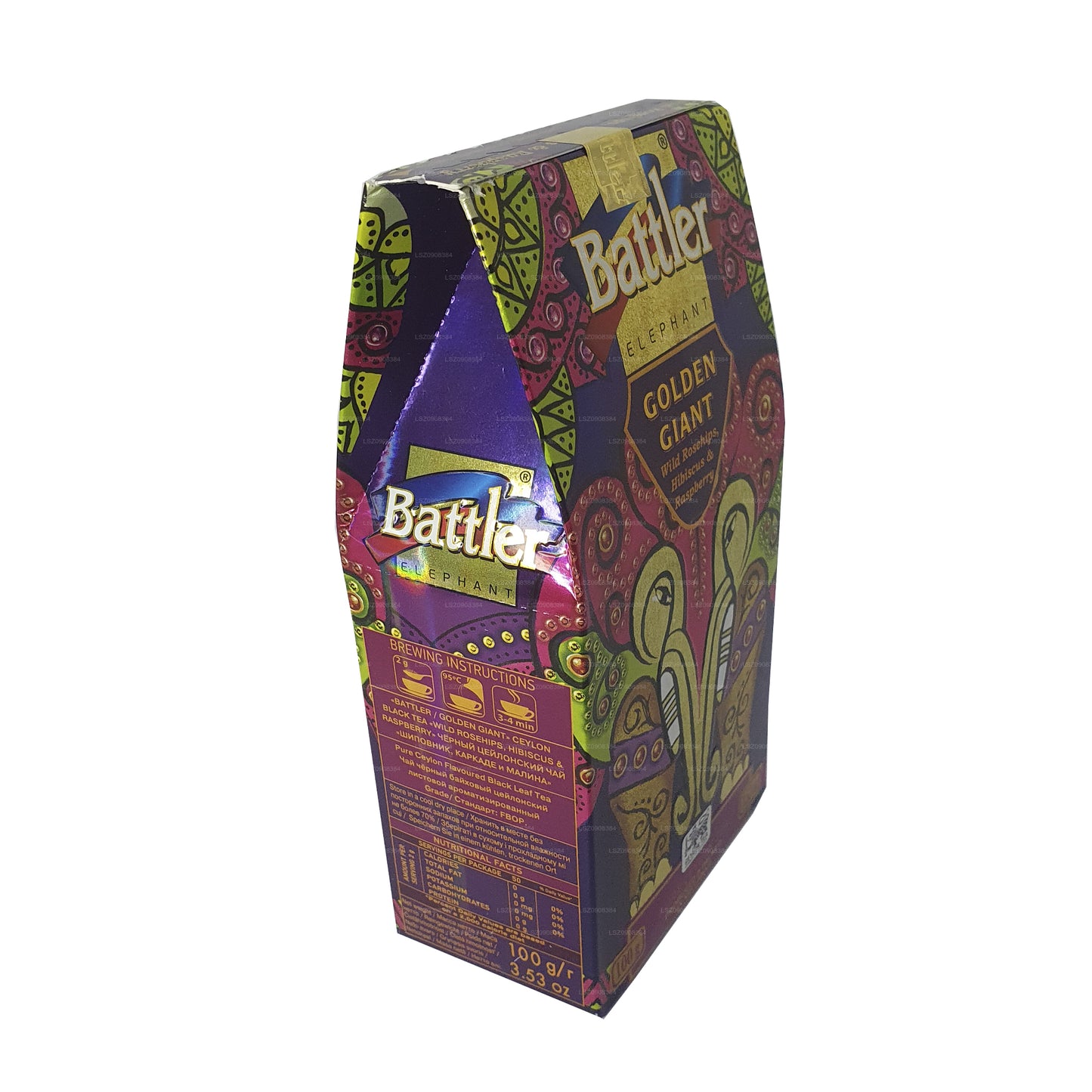 Battler Yabani Kuşburnu Hibiscus Ahududu Gevşek Çay (100g) karton kutu
