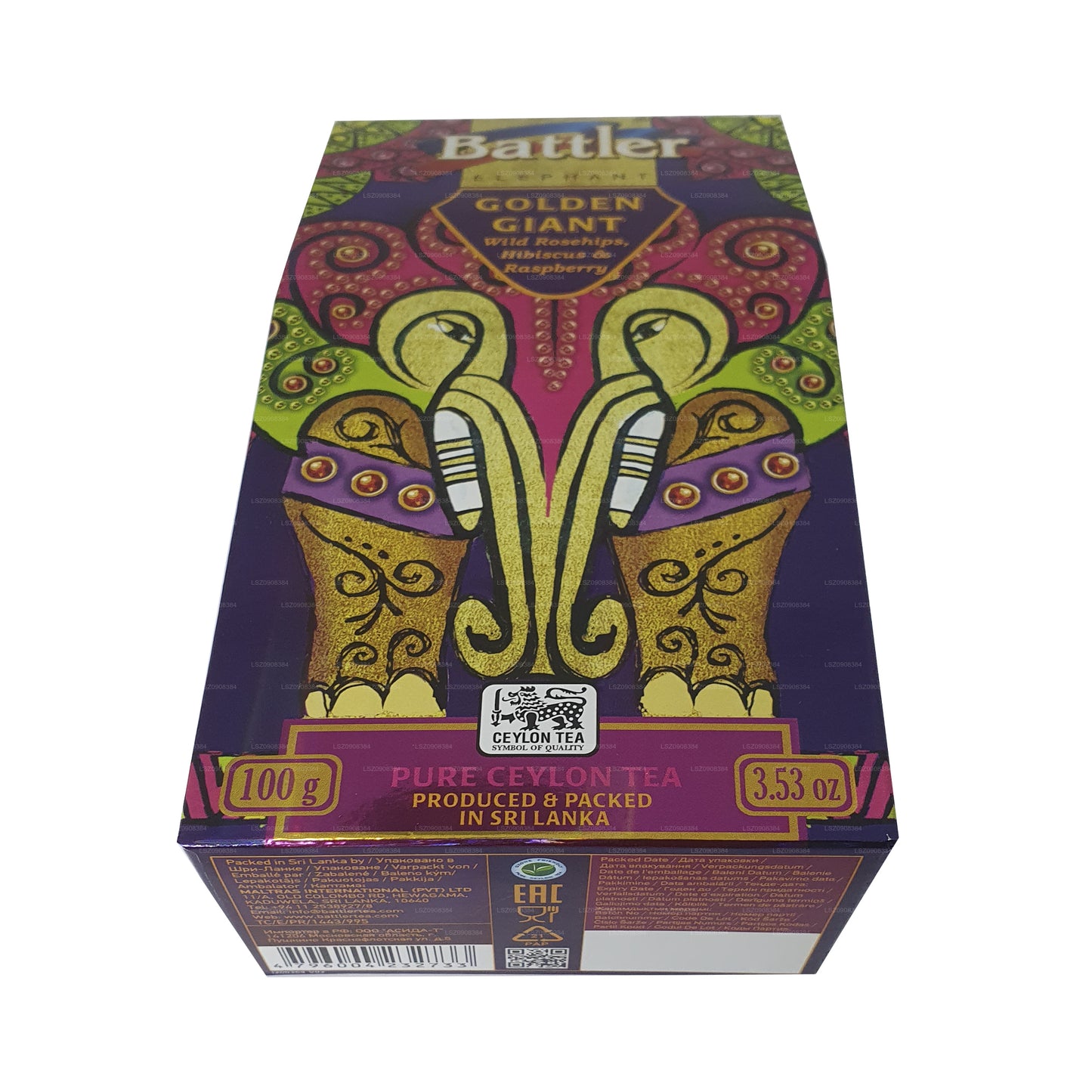 Battler Yabani Kuşburnu Hibiscus Ahududu Gevşek Çay (100g) karton kutu