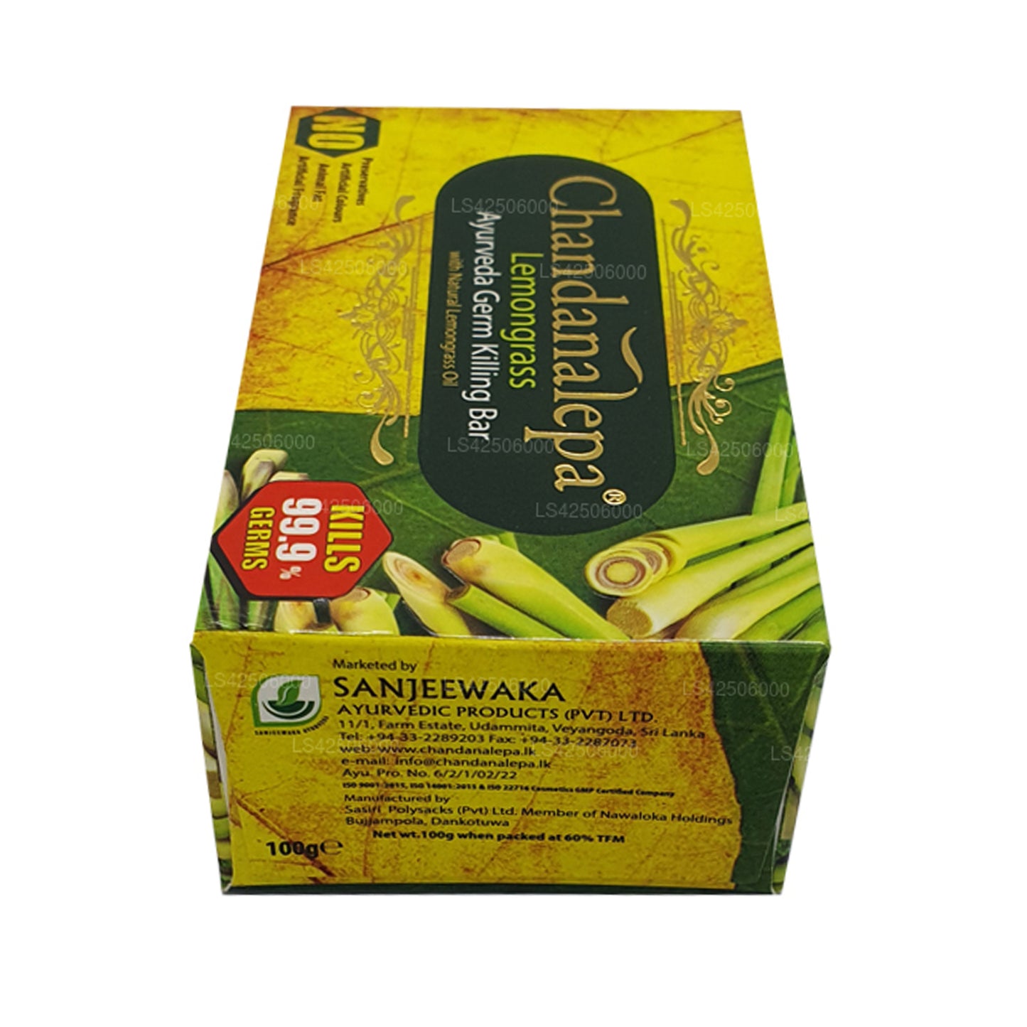 Chandanalepa Limon Ayurveda Mikrop Öldürme Sabunu (100g)