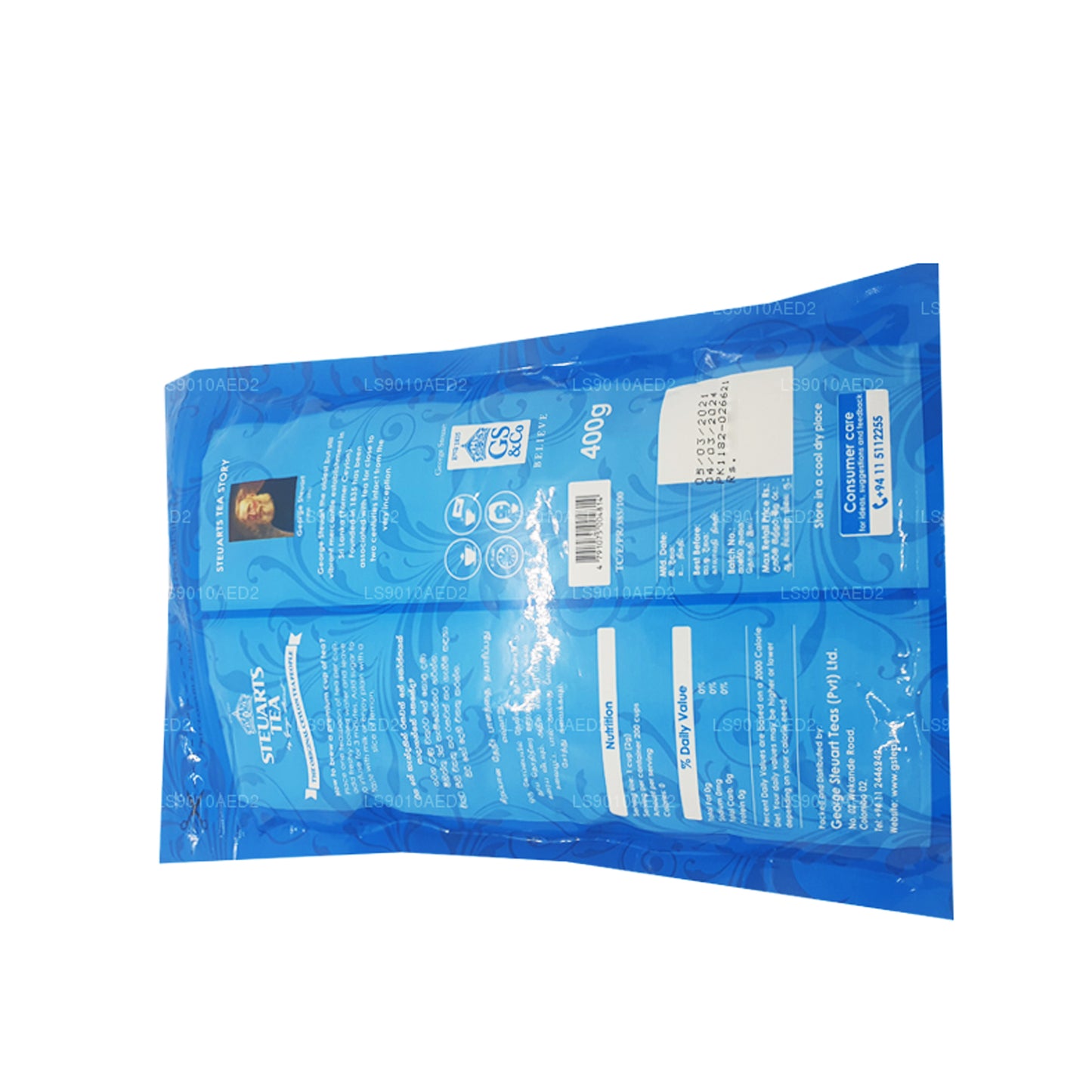 George Steuart Çay Premium Seylan Siyah Gevşek Yaprak Çay BOPF (400g)