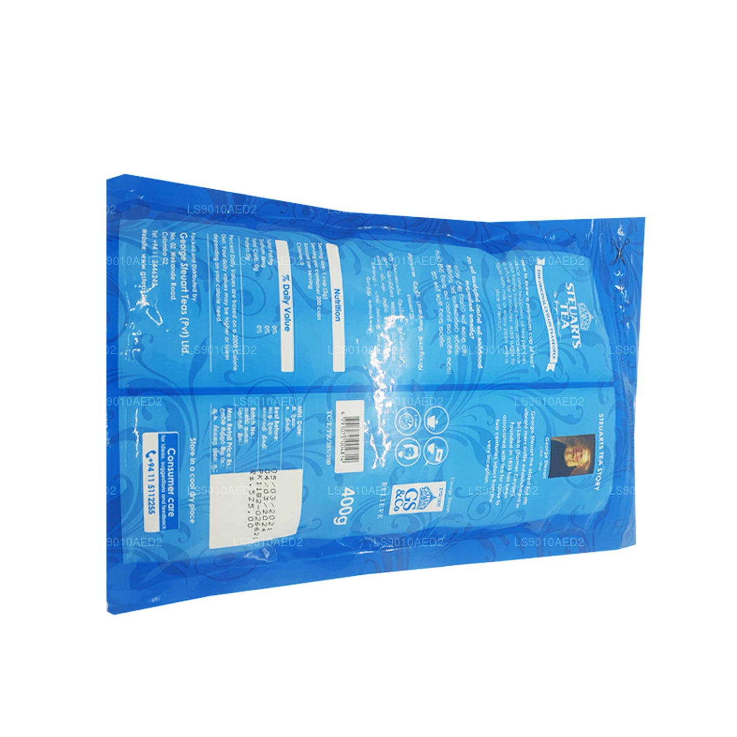 George Steuart Çay Premium Seylan Siyah Gevşek Yaprak Çay BOPF (400g)