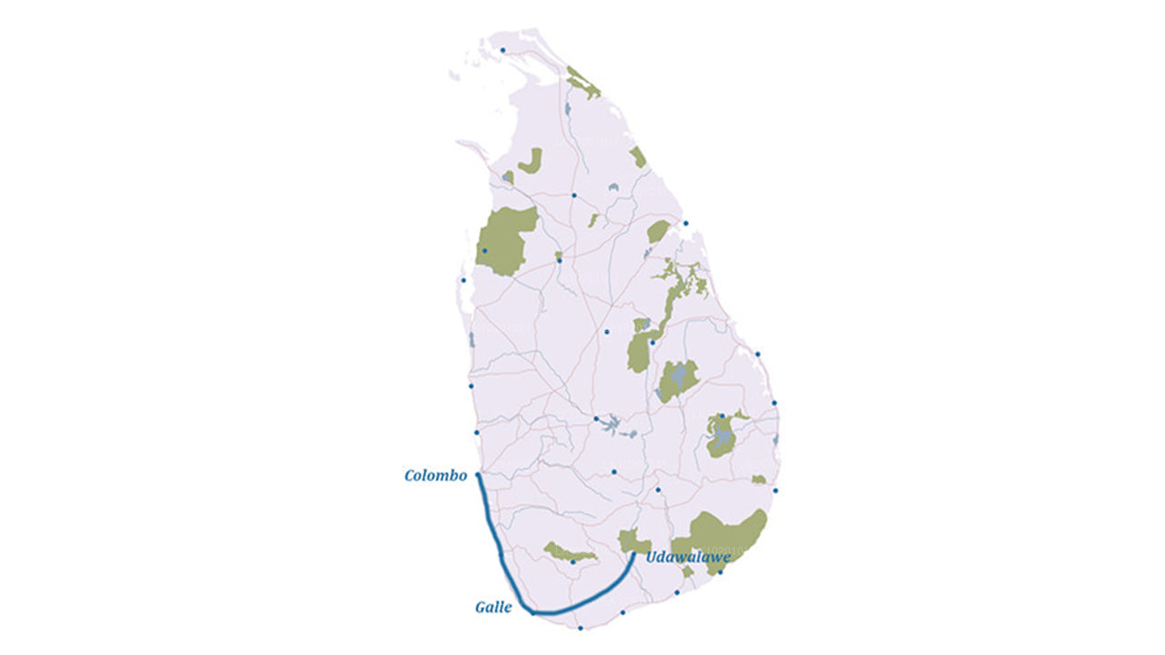 Colombo'dan Udawalawe ve Galle (2 Gün)