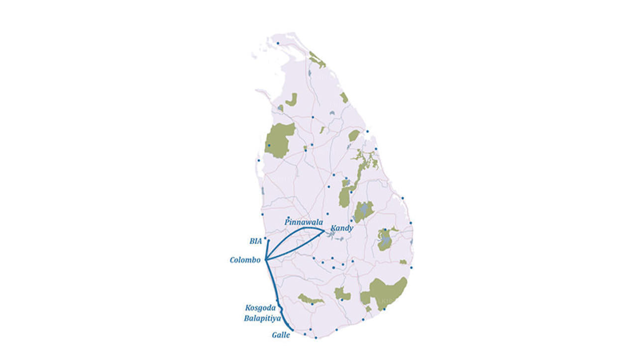 Colombo'dan Lanka Çevresi (4 Gün)