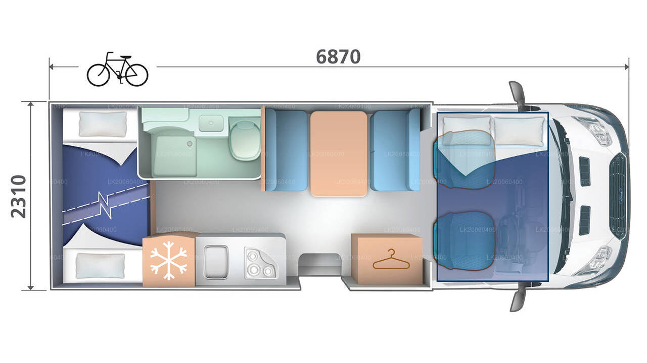 Chauffeur Driven Motor-home Rental (Roller Team Autoroller 747)