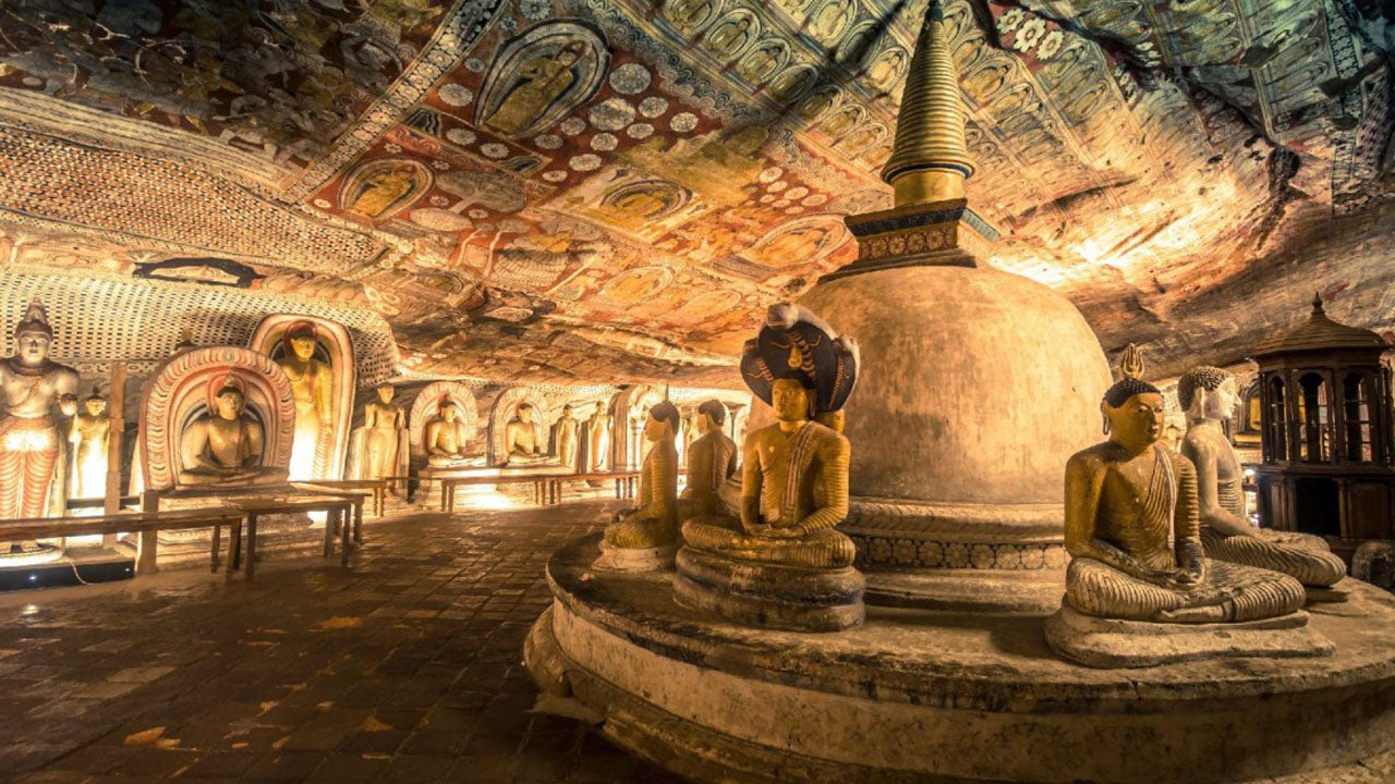 Dambulla'dan Sigiriya Kayası ve Vahşi Fil Safarisi