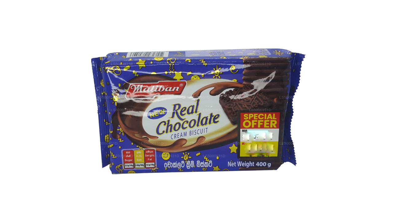 Maliban Gerçek Çikolatalı Kremalı Bisküvi (400g)