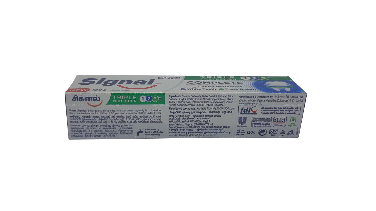Sinyal Üçlü Koruma Diş Macunu (120g)