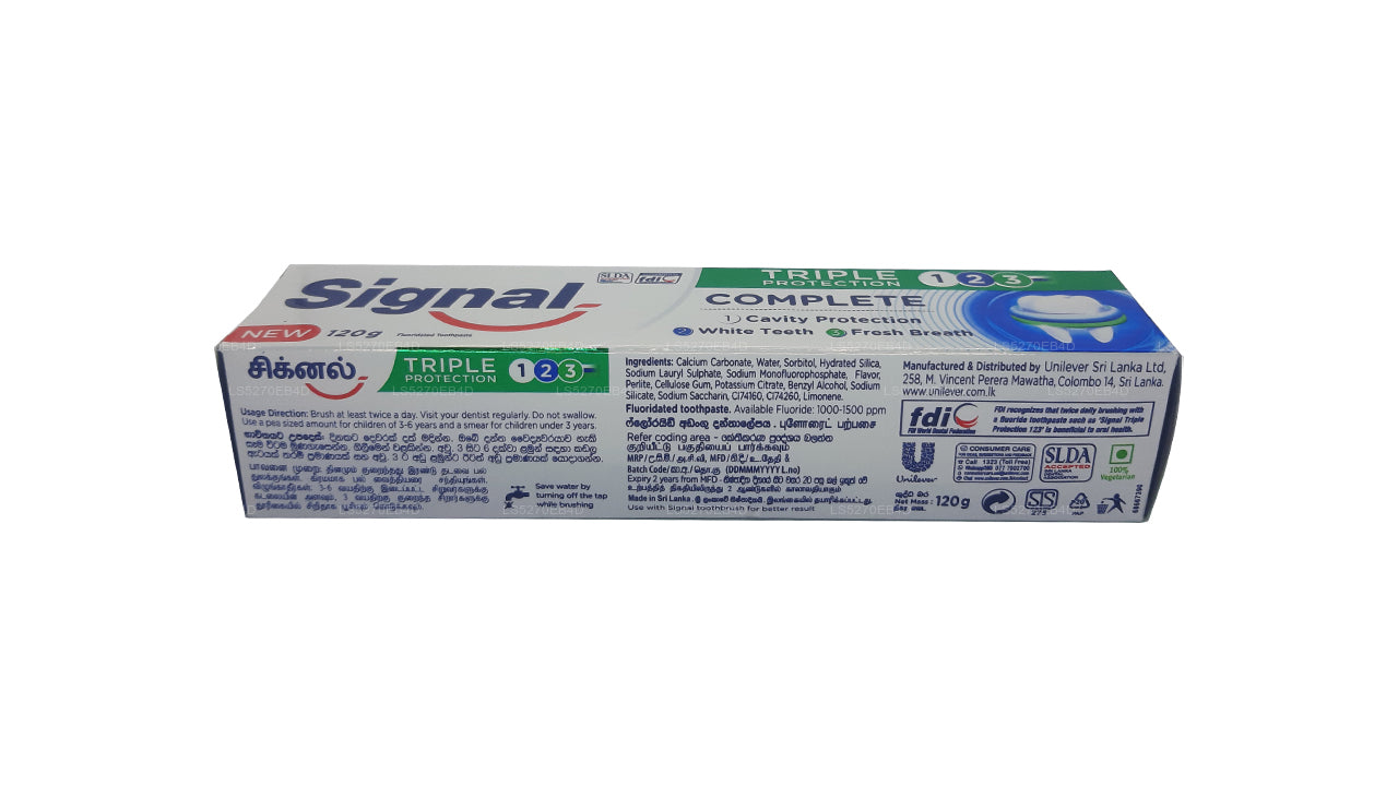Sinyal Üçlü Koruma Diş Macunu (120g)