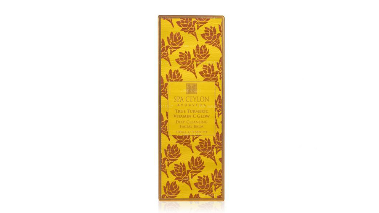 Spa Ceylon True Turmeric - Vitamin C Glow - Deep Cleansing Facial Balm (100ml)