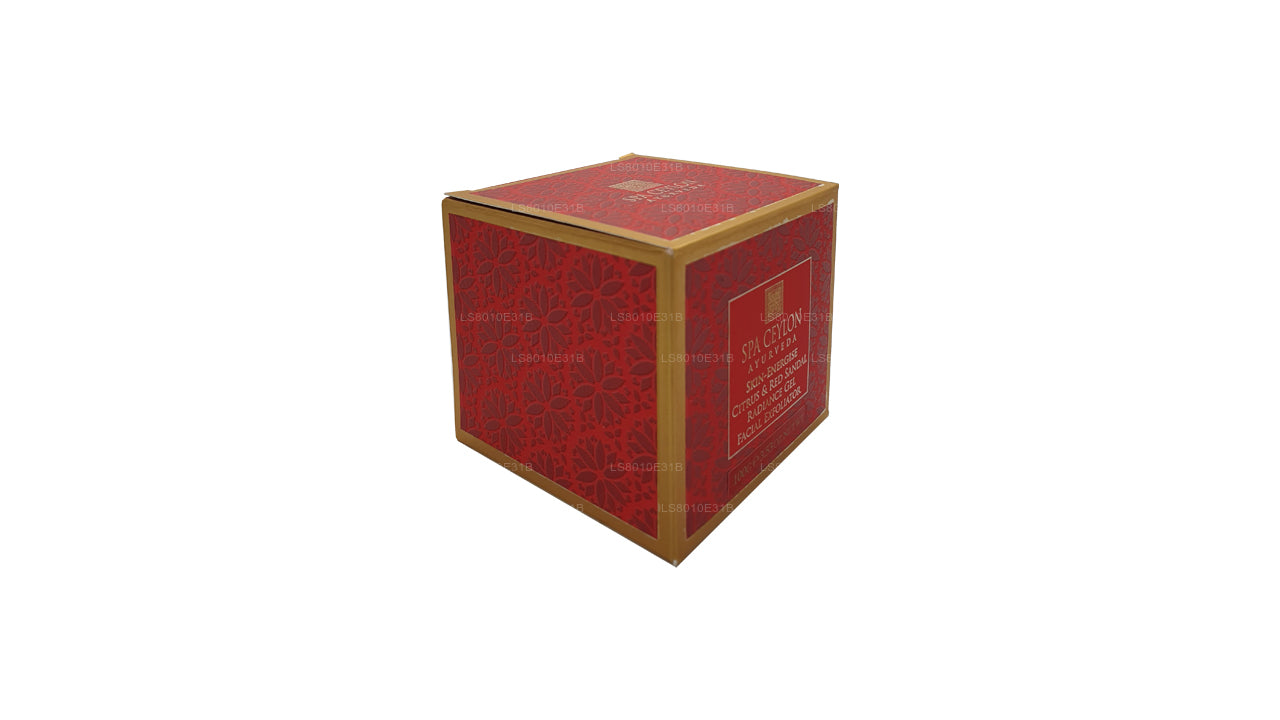 Spa Seylan Cilt Energise Narenciye ve Kırmızı Sandal Işıltılı Jel Yüz Eksfoliyatörü (120g)