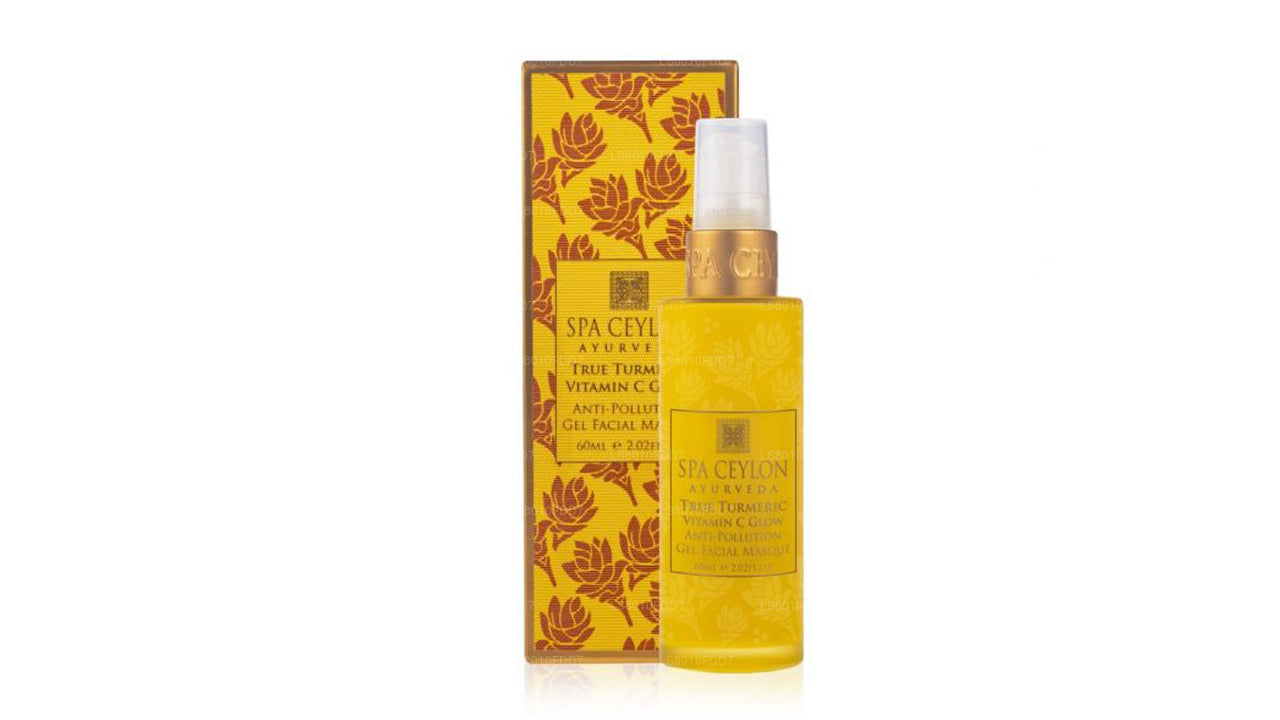 Spa Seylan Gerçek Zerdeçal C Vitamini Kızdırma Kirlilik Karşıtı Jel Yüz Maskesi (60ml)