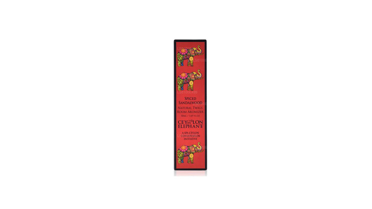 Spa Seylan Seylan Fil Baharatlı Sandal Ağacı Doğal Dal Odası Aromizer (50ml)