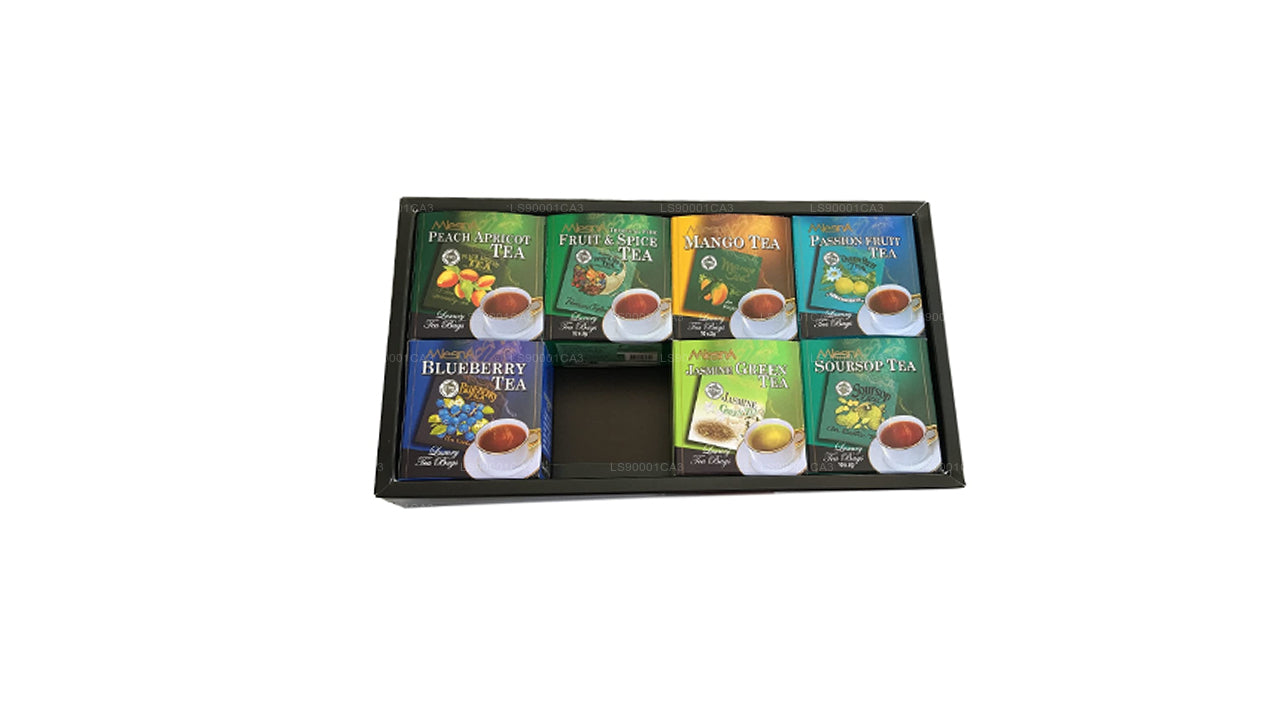 Mlesna Sensations 8 Lezzet Çeşitli Lüks Folyo Çay Poşetleri (160 g)