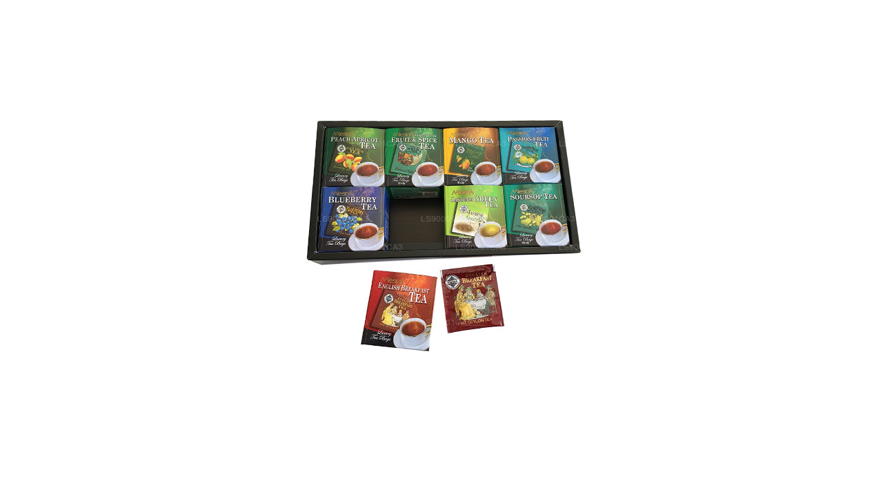 Mlesna Sensations 8 Lezzet Çeşitli Lüks Folyo Çay Poşetleri (160 g)