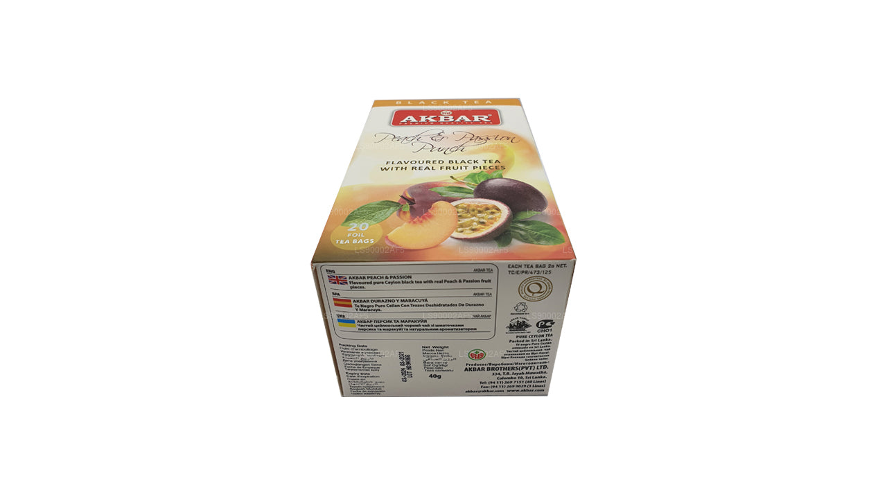 Ekber Şeftali ve Tutku Yumruğu (40g) 20 Çay Poşeti