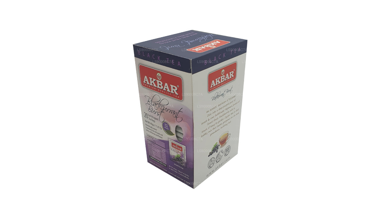 Akbar Siyah Frenk Üzümü Patlaması (40g) 20 Folyo Çay Poşeti