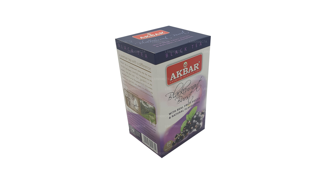Akbar Siyah Frenk Üzümü Patlaması (40g) 20 Folyo Çay Poşeti