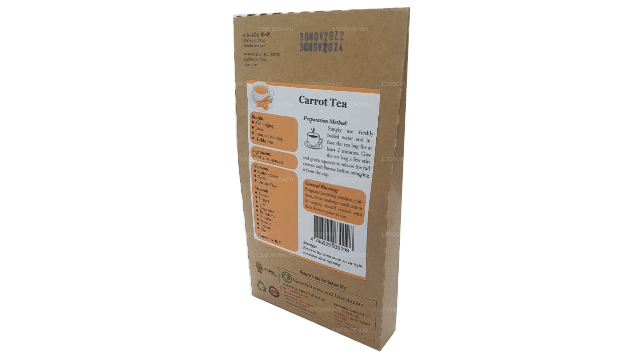 Saf Doğal Havuç Çayı (40g)