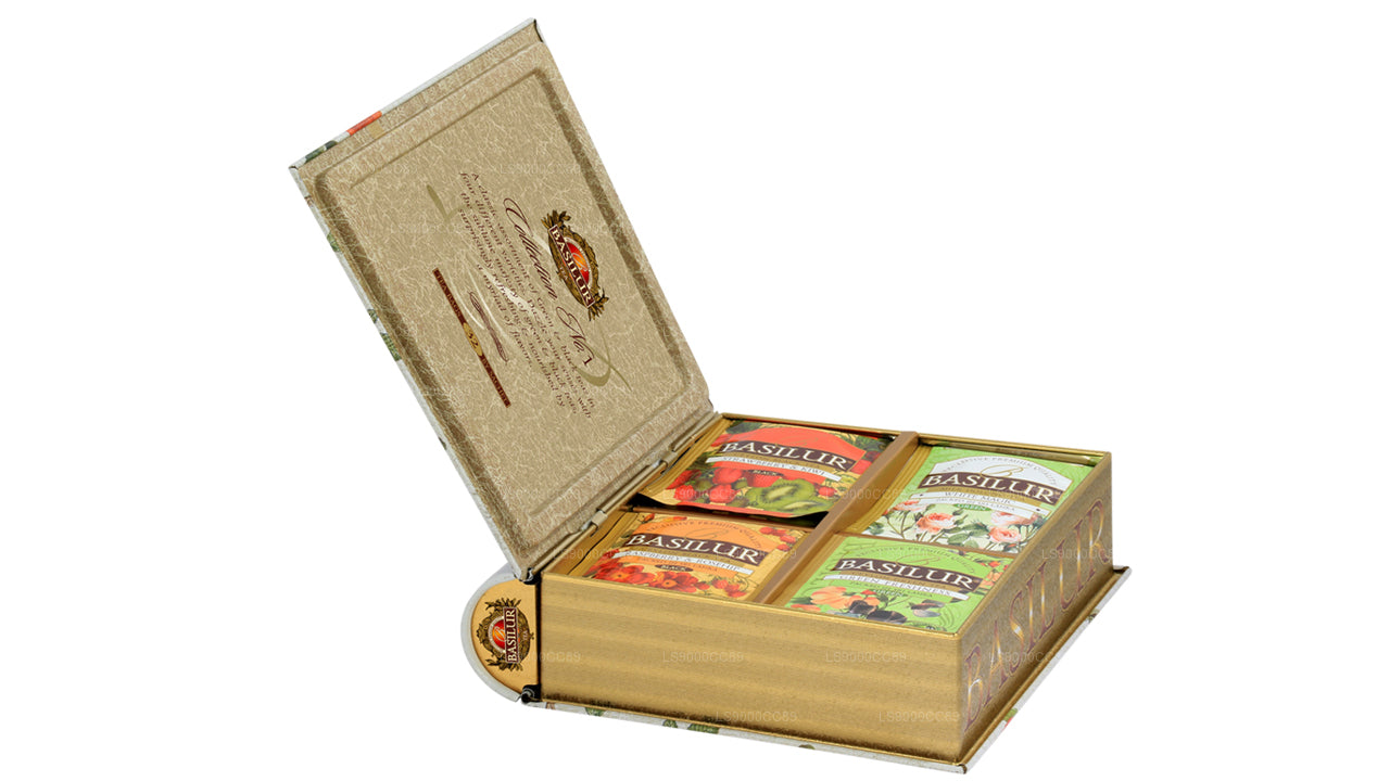 Basilur Assorted Black & Green Teas Tea Book Collection No.1 (56g) 32 Tea Bags