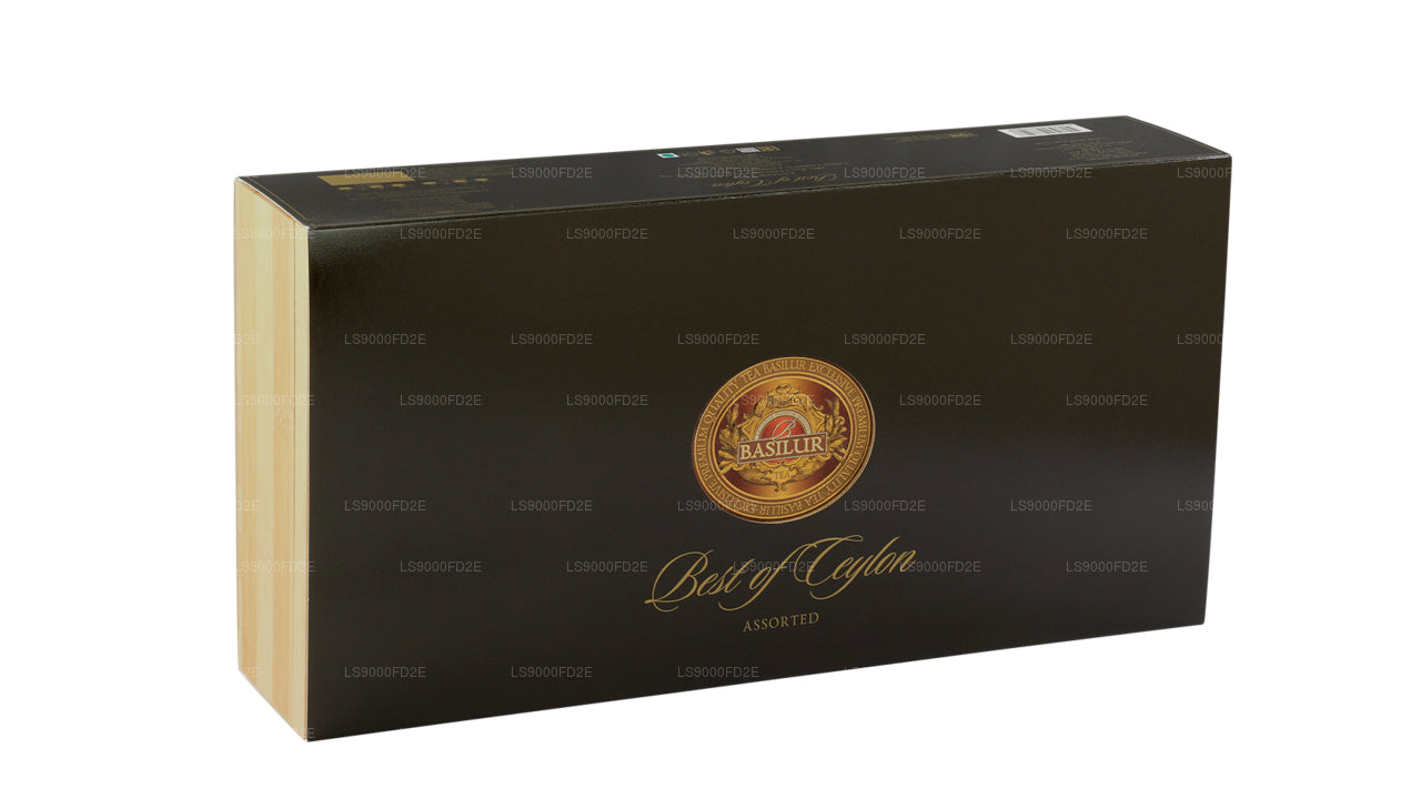 Basilur “Seylan'ın En İyisi” 3'ü 1 Arada Mini Harita Tenekesi (150g)