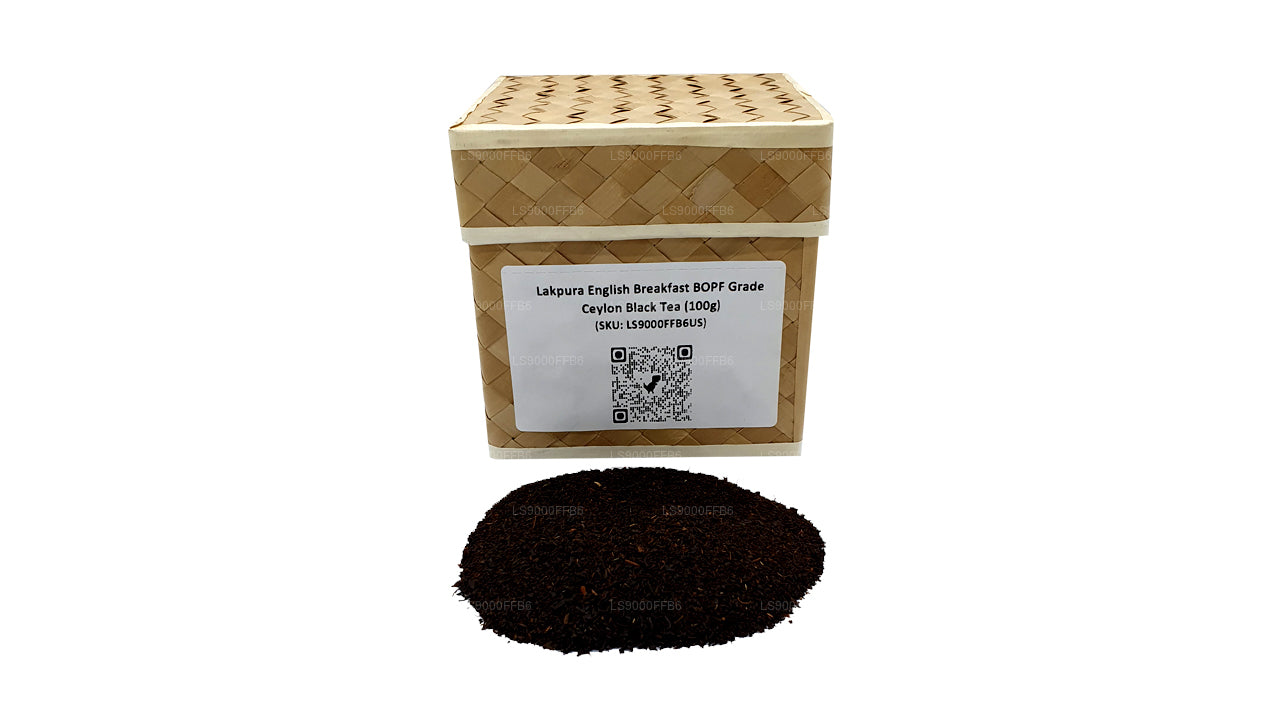 Lakpura İngiliz Kahvaltısı BOPF Sınıfı Seylan Siyah Çay (100g)