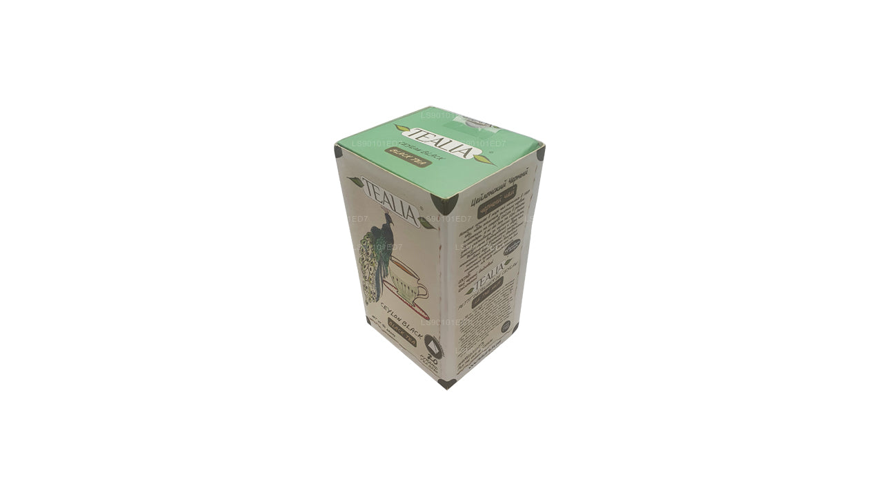 Tealia Ceylon Black (40g) 20 Pyramid Envelope Sachets