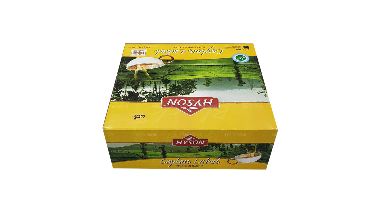 Hyson Seylan Etiketi BOPF (200g) 100 Çay Poşetleri