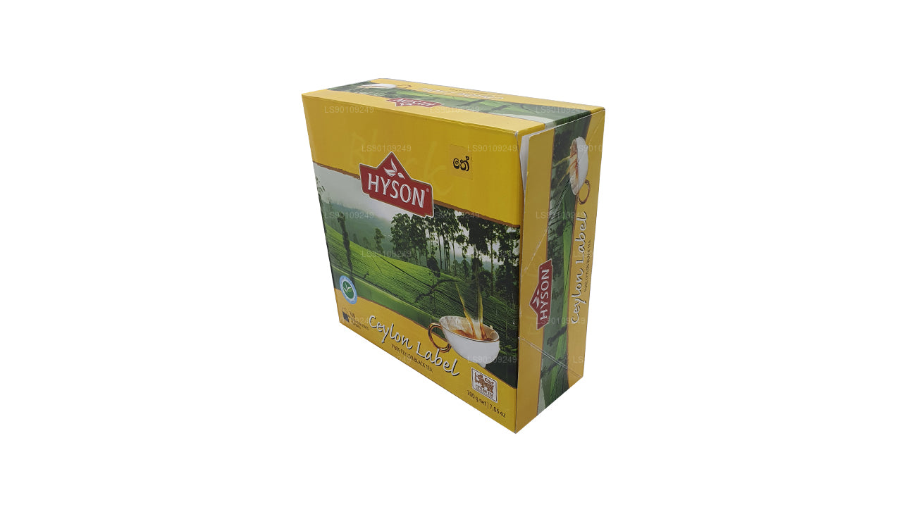 Hyson Seylan Etiketi BOPF (200g) 100 Çay Poşetleri