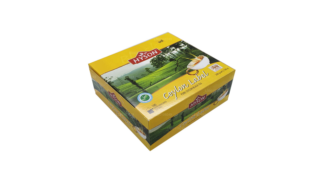 Hyson Seylan Etiketi BOPF (200g) 100 Çay Poşetleri