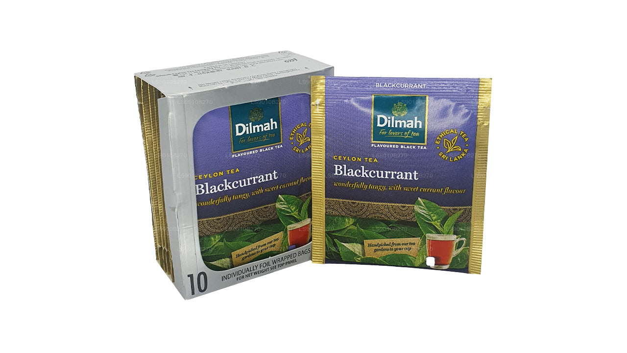Dilmah Blackcurrent Çay (20g) 10 Bireysel Folyo Sarılı Çay Poşetleri