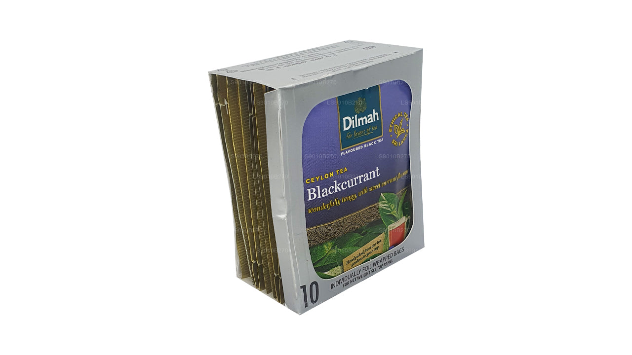 Dilmah Blackcurrent Çay (20g) 10 Bireysel Folyo Sarılı Çay Poşetleri