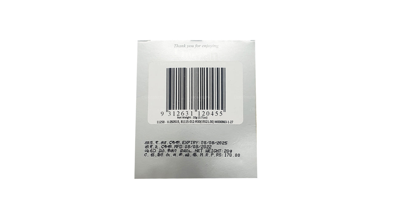 Dilmah Blackcurrent Çay (20g) 10 Bireysel Folyo Sarılı Çay Poşetleri