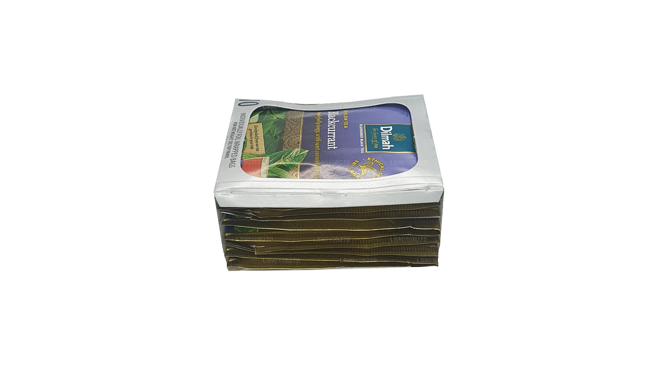 Dilmah Blackcurrent Çay (20g) 10 Bireysel Folyo Sarılı Çay Poşetleri