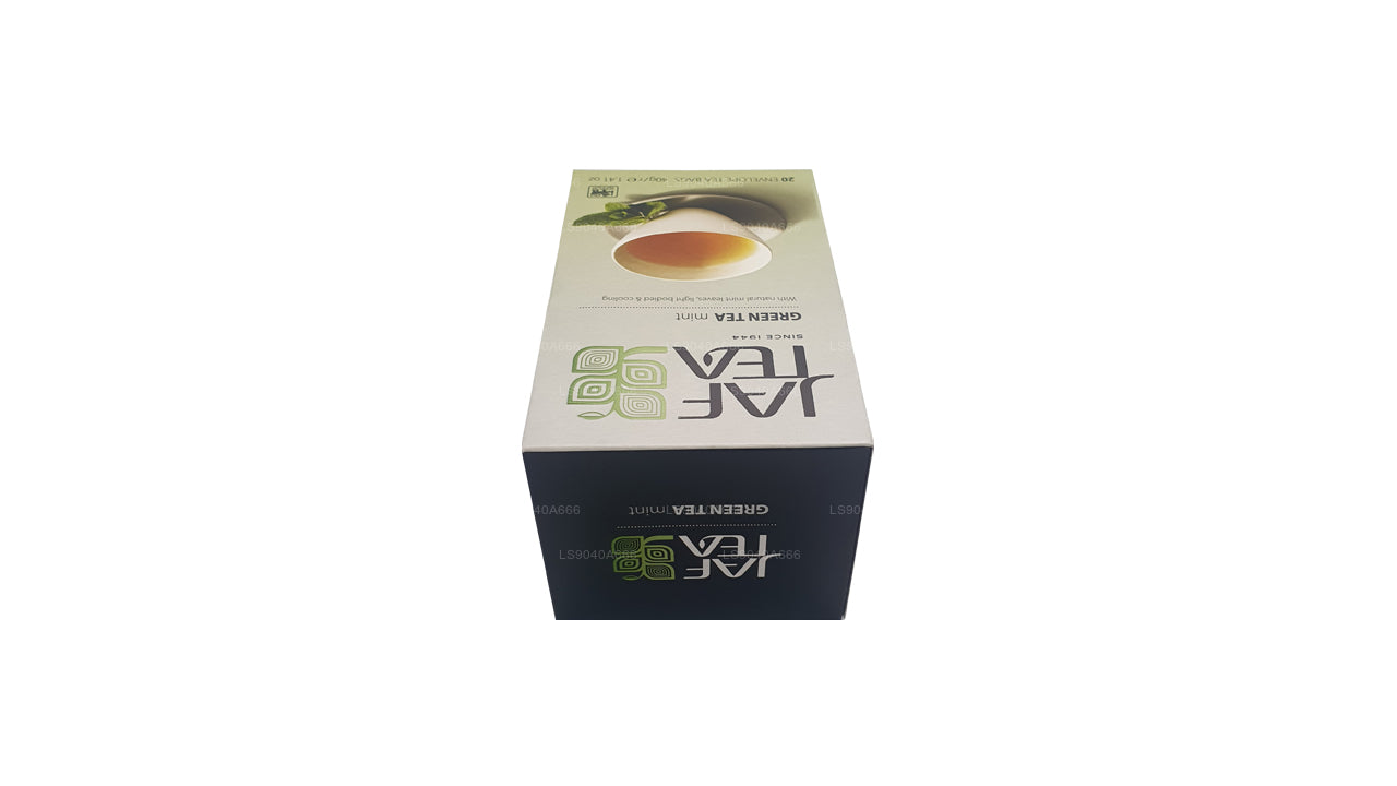 Jaf Çay Saf Yeşil Koleksiyon Yeşil Çay Nane Folyo Zarflı Çay Poşetleri (40g)