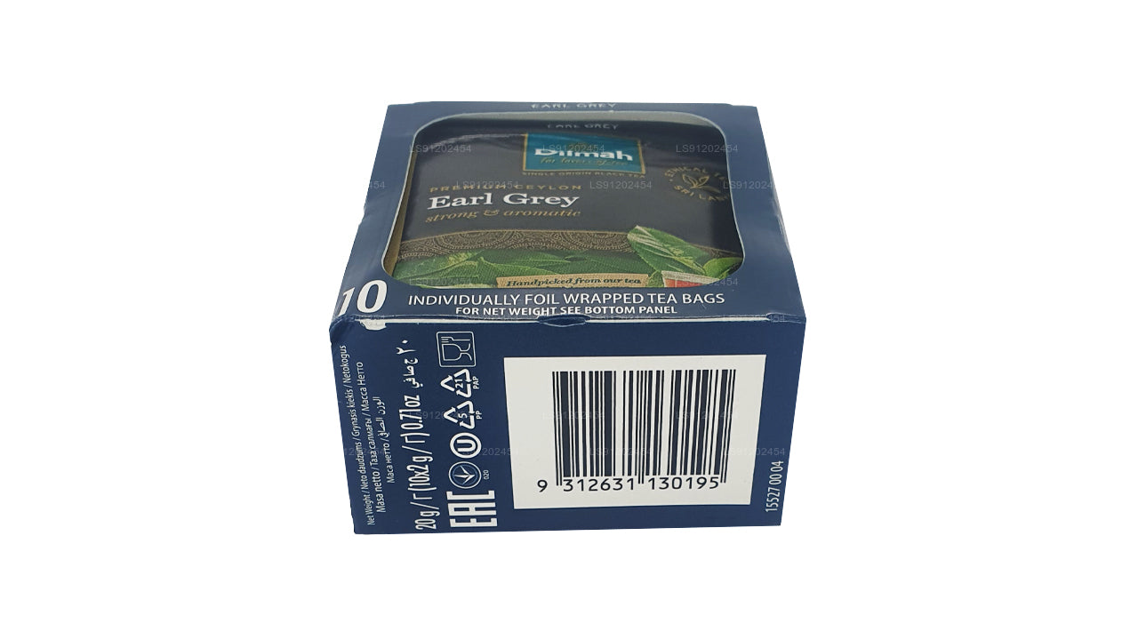 Dilmah Earl Grey Çay (20g) 10 Bireysel Folyo Sarılı Çay Poşeti