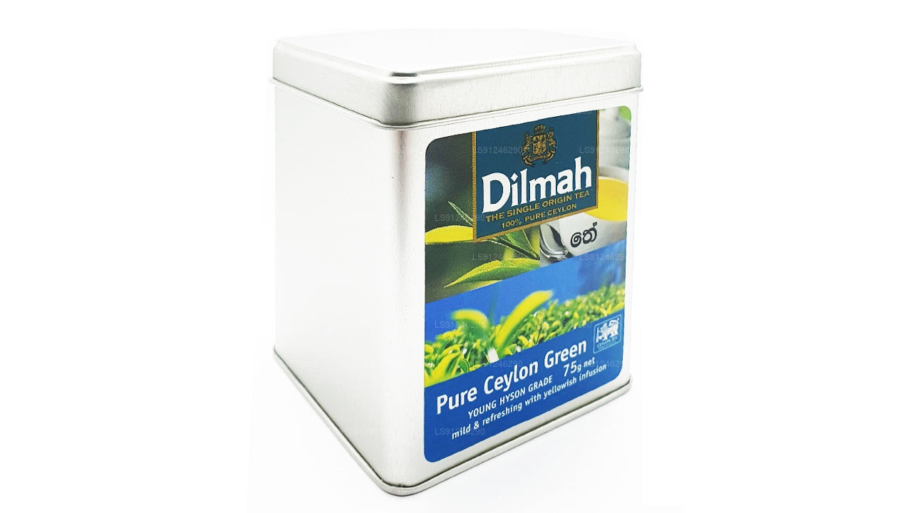 Dilmah Saf Seylan Yeşil Çay (YOUNG HYSON GRADE) Gevşek Yaprak Çay (75g) Caddy