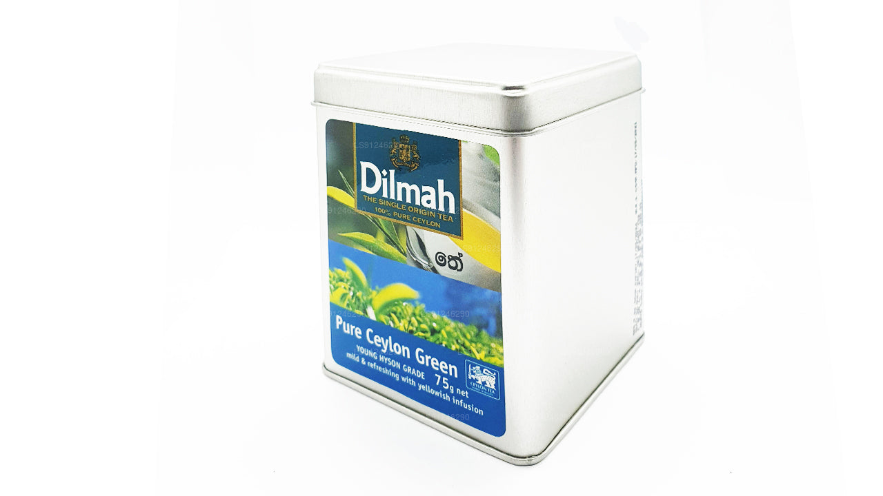 Dilmah Saf Seylan Yeşil Çay (YOUNG HYSON GRADE) Gevşek Yaprak Çay (75g) Caddy