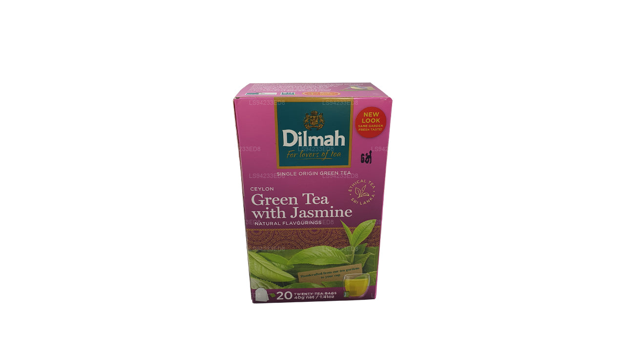 Dilmah Seylan Yaseminli Yeşil Çay (40g) 20 Çay Poşeti