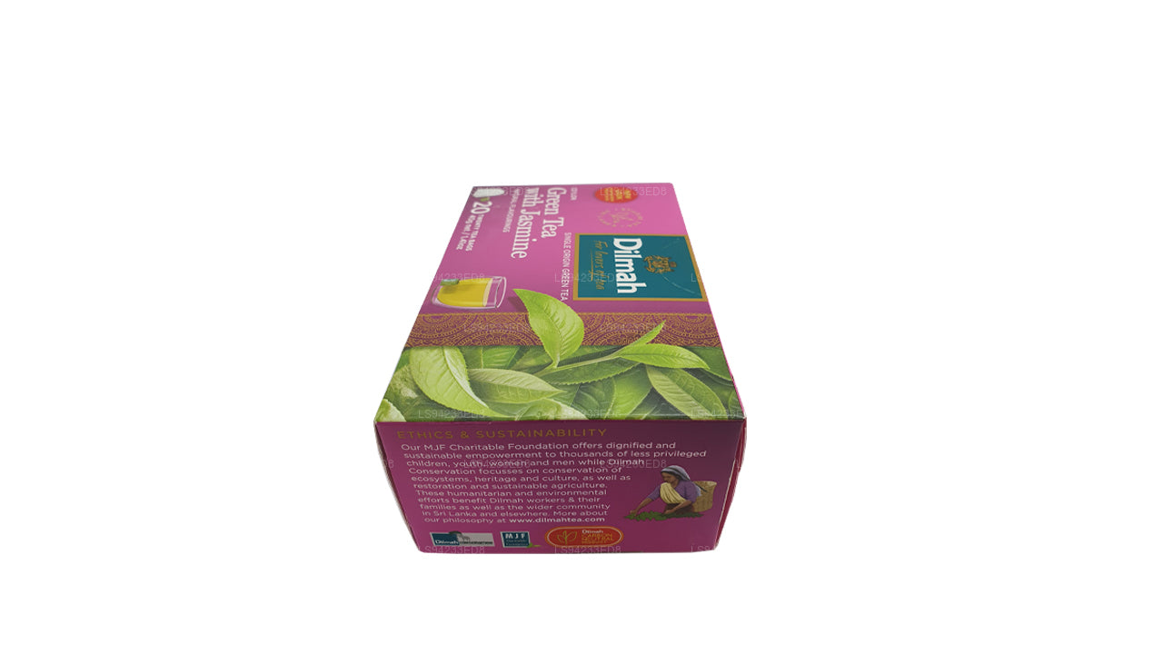 Dilmah Seylan Yaseminli Yeşil Çay (40g) 20 Çay Poşeti