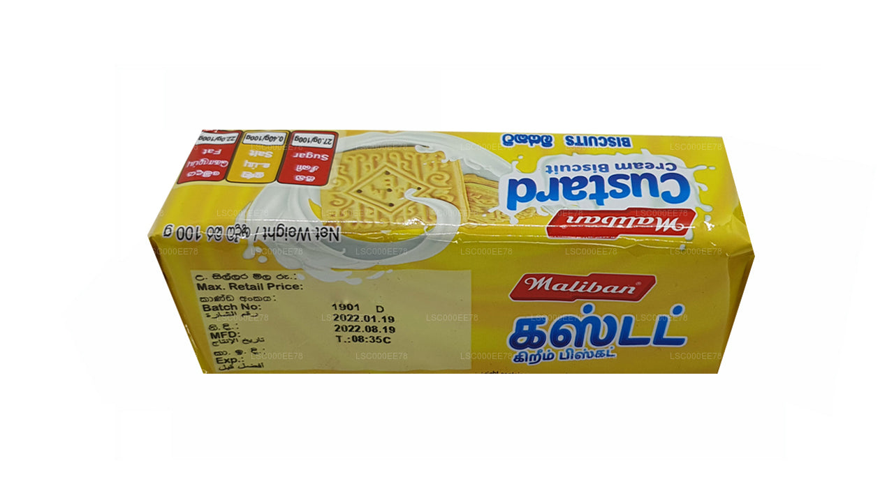 Maliban Muhallebi Kremalı Sandviç Bisküvi (100g)