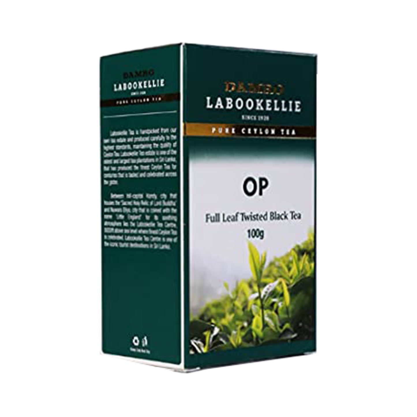 DG Labookellie OP Tam Yaprak Bükülmüş Siyah Çay (100g)