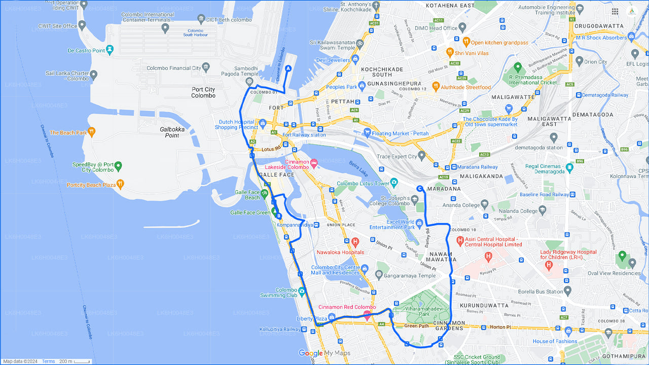Colombo Limanı'ndan Colombo Tuk Tuk Safari