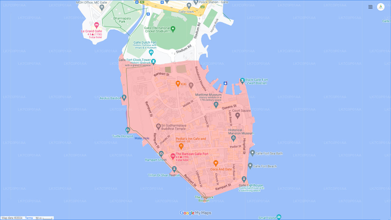Galle Fort Street Yemek Yürüyüşü