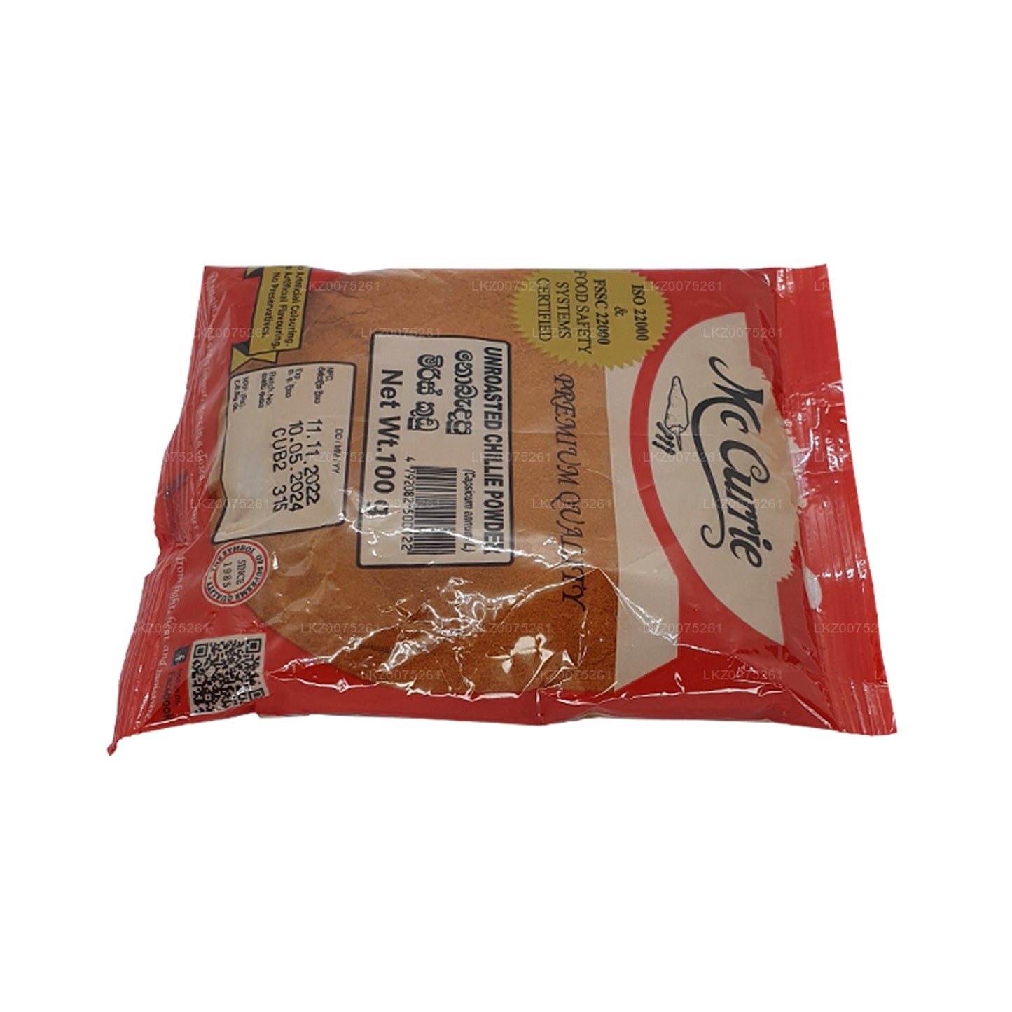 Mc Currie Kavrulmamış Biber Tozu (100g)