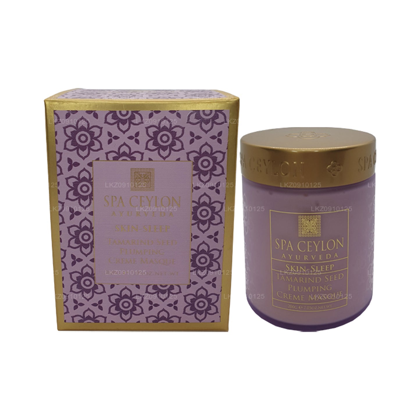 Spa Seylan Cilt Uyku Demirhindi Tohum Dolgunlaştırıcı Krem Maske (200g)