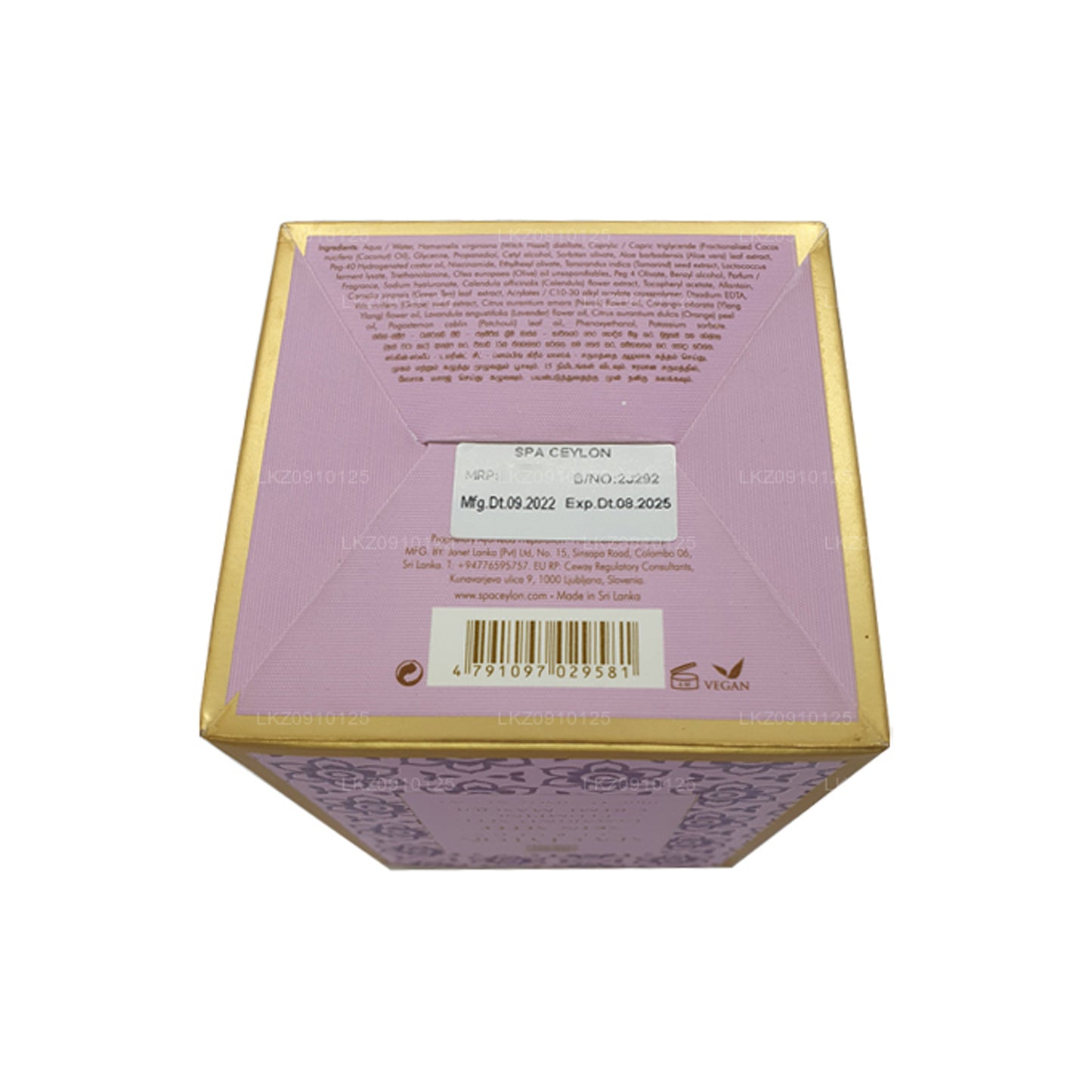 Spa Seylan Cilt Uyku Demirhindi Tohum Dolgunlaştırıcı Krem Maske (200g)