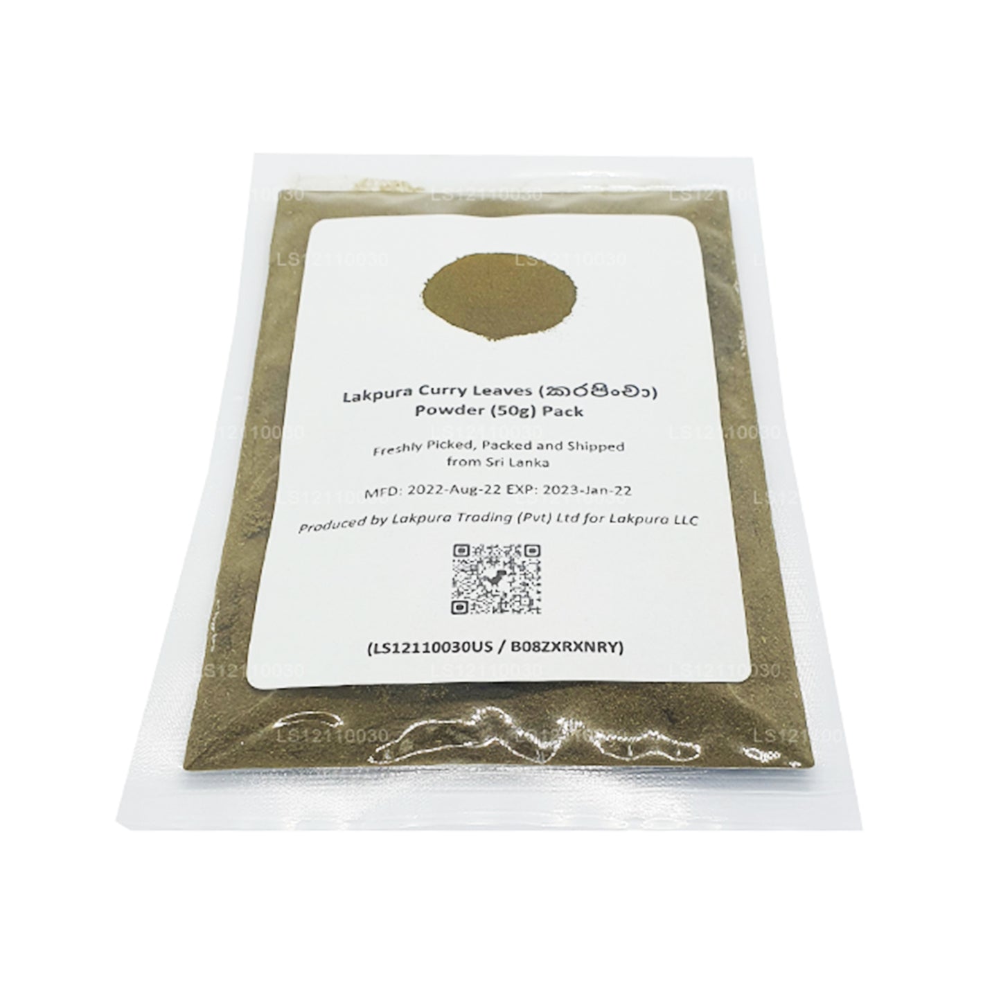 Lakpura Kurutulmuş Köri Yaprağı Tozu (100g)