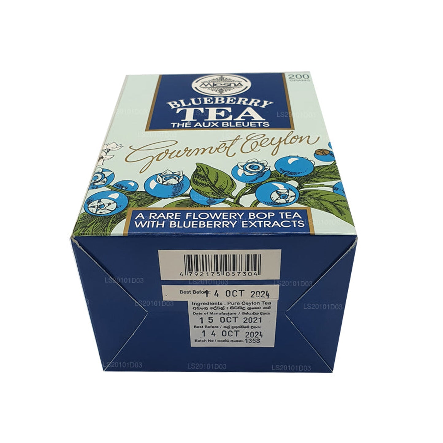 Mlesna Blueberry BOP Yaprak Çay (200g)